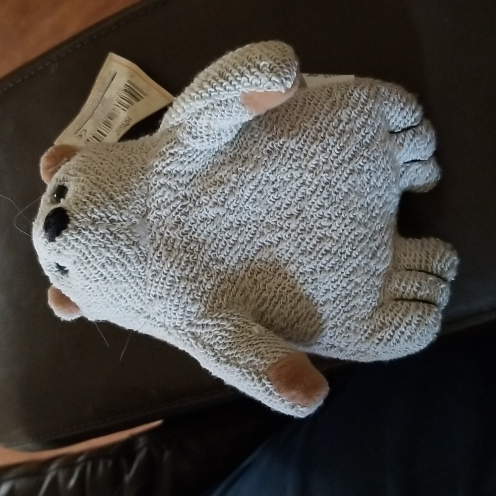 Vintage Russ Berrie Luv Pets Bear, bean bag, 6"